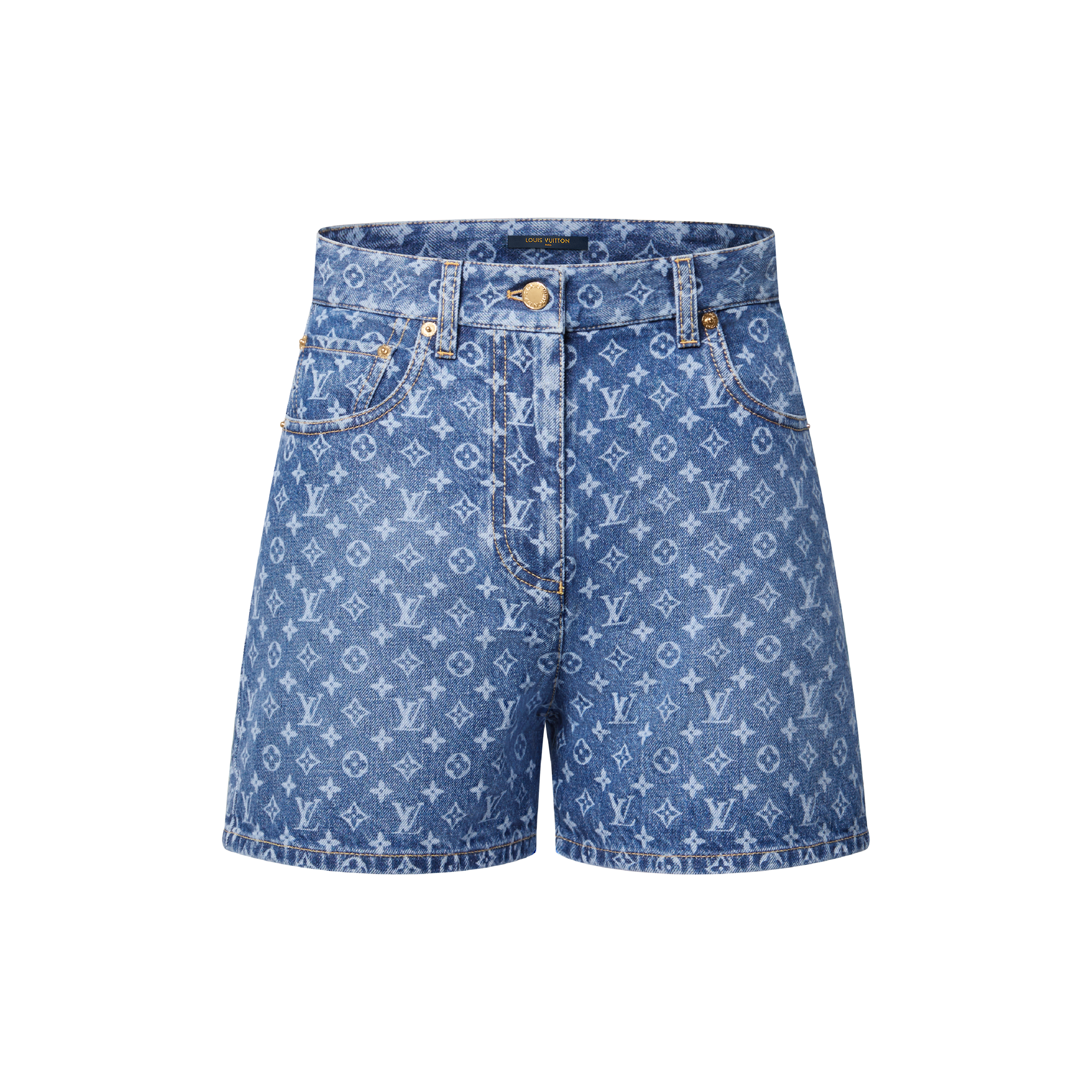 Monogram Denim Shorts - Ready-to-Wear | LOUIS VUITTON